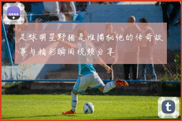 足球明星野猪是谁揭秘他的传奇故事与精彩瞬间视频分享
