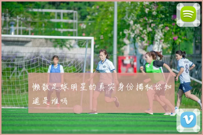 懒散足球明星的真实身份揭秘你知道是谁吗